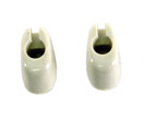 Sunvisor Clips for Type 1 and Ghia 65-67, and Type 2 68-79, White