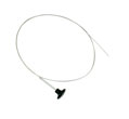 Hood Release Cable, Black Knob