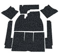 Carpet Kit, Complete, 58-68, Black