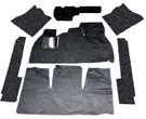 Carpet Kit, Complete, 69-72, Black