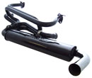 Exhaust System, Single Quiet Pack