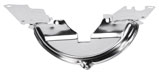 Rear Engine Tin, Under Pulley, Chrome