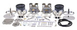 Empi Dual 44 HPMX Kit w/ Chrome Air Cleaners for Type