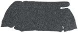 Carpet Kit, Trunk, 71-72 Super Beetle & Convertible, Black