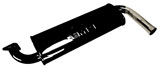 Replacement Muffler, Single Quiet Pack